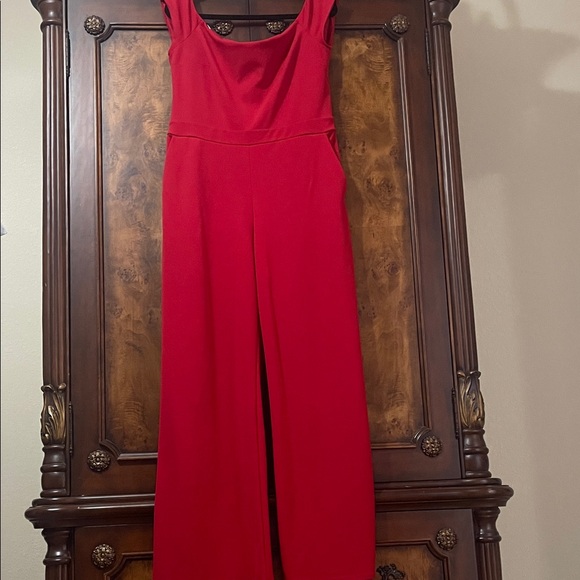Express Red Jumpsuit - Picture 1 of 5